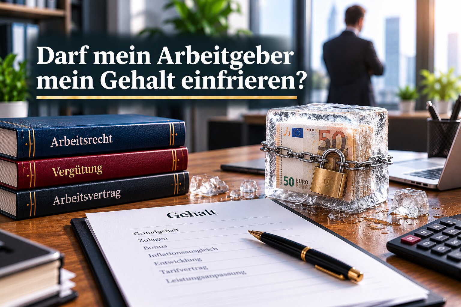 Darf ein Arbeitgeber einfach das Gehalt seiner Mitarbeiter einfrieren?