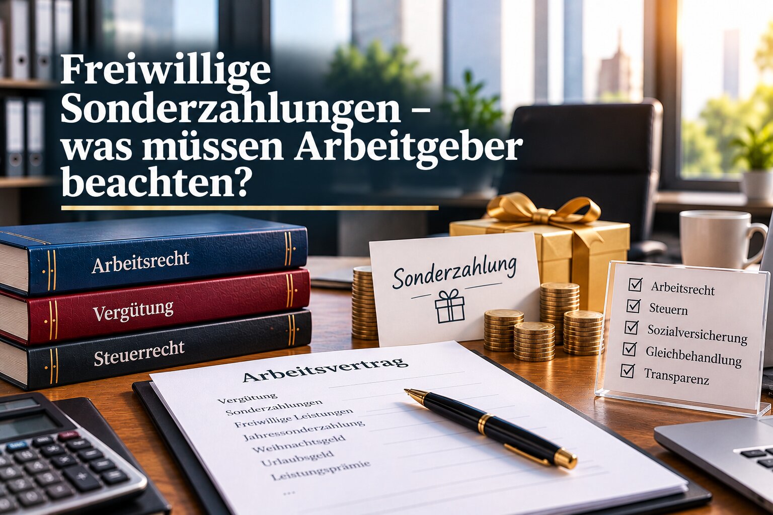 Freiwillige Sonderzahlungen: Das müssen Arbeitgeber beachten