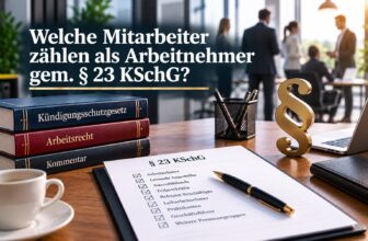 Welche Mitarbeiter zählen als Arbeitnehmer nach § 23 KSchG?
