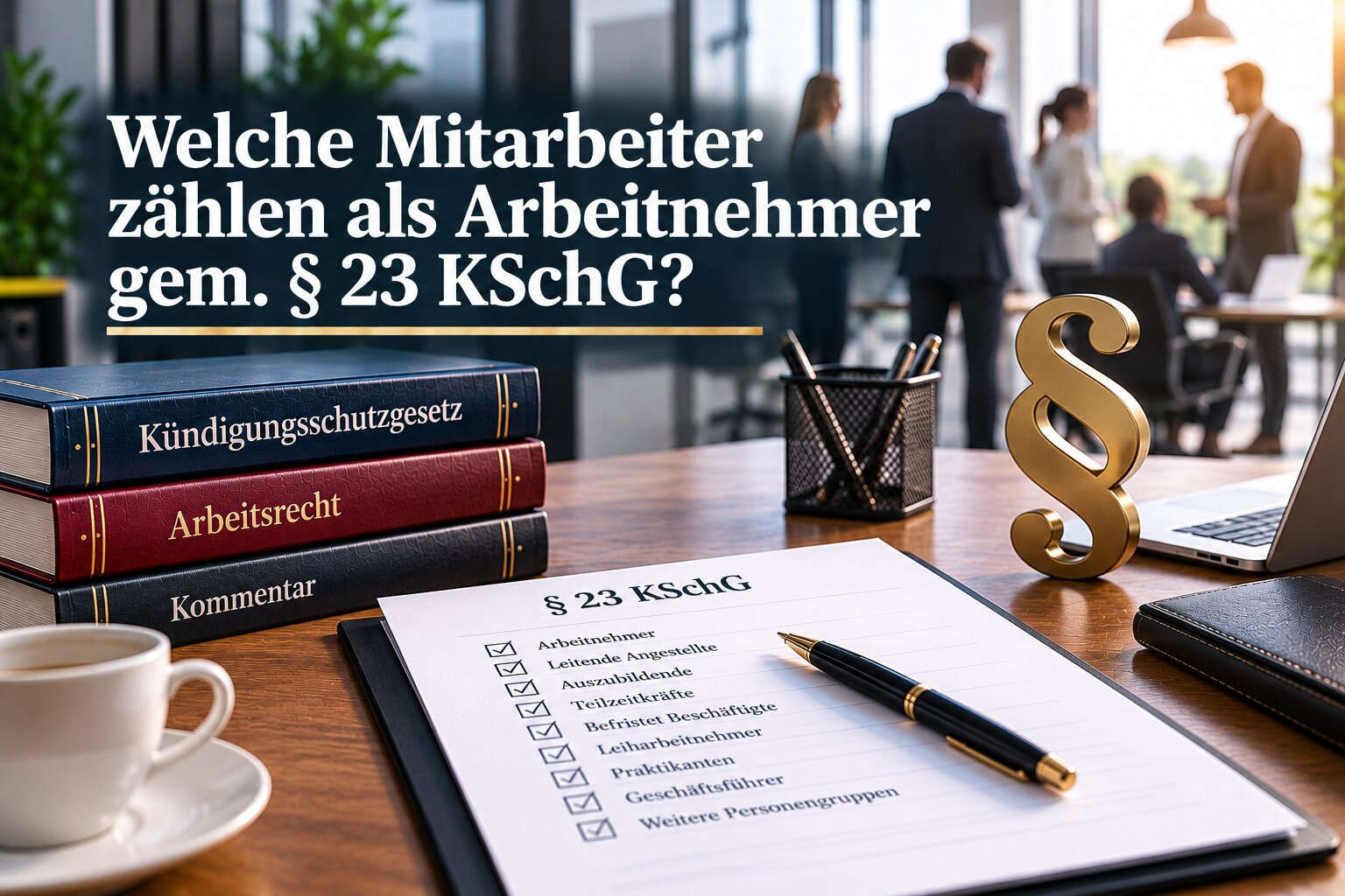 Welche Mitarbeiter zählen als Arbeitnehmer nach § 23 KSchG?